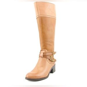 Franco Sarto Tan Heeled Boots